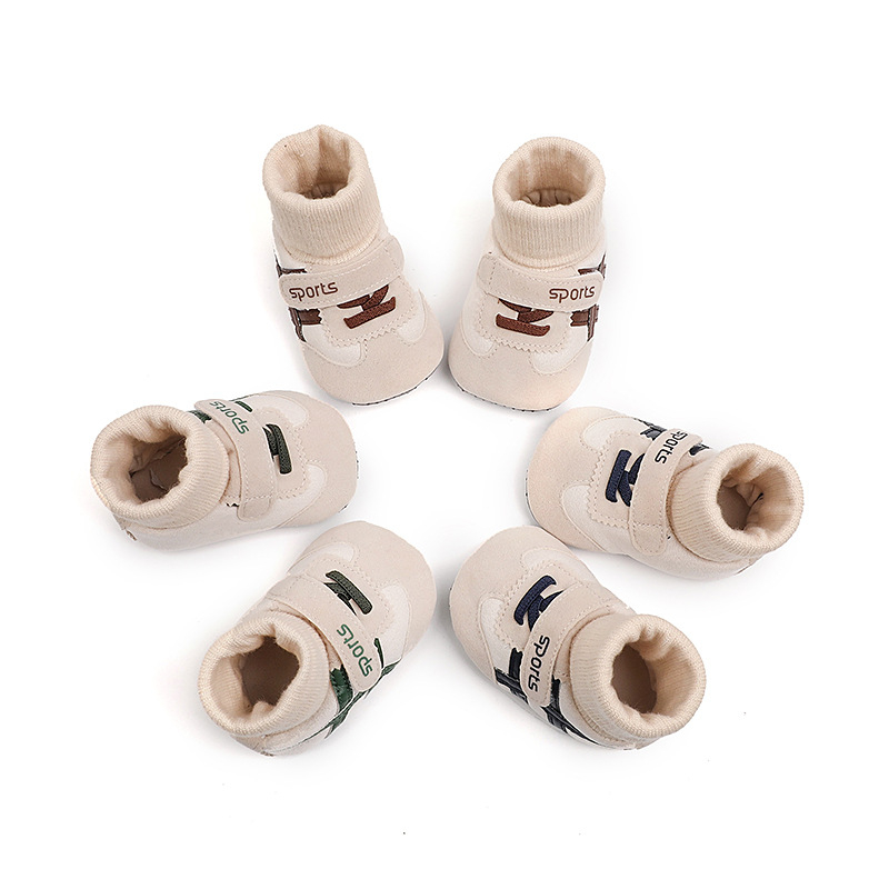 Nove proljetno-jesenske cipele za bebe, unisex, 0-12 mjeseci, tople cipelice s integriranim čarapama
