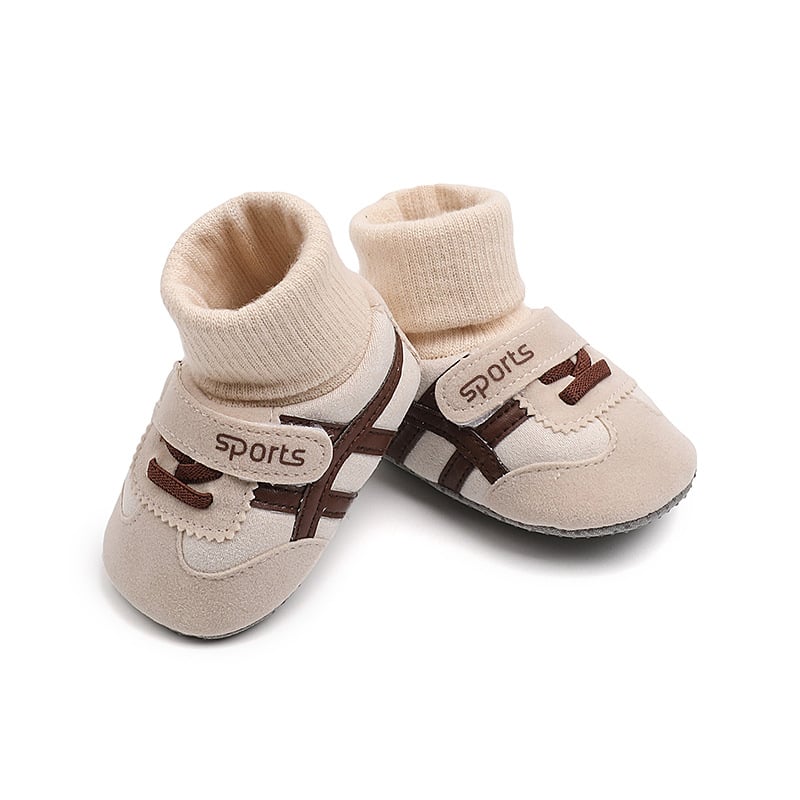 Nove proljetno-jesenske cipele za bebe, unisex, 0-12 mjeseci, tople cipelice s integriranim čarapama