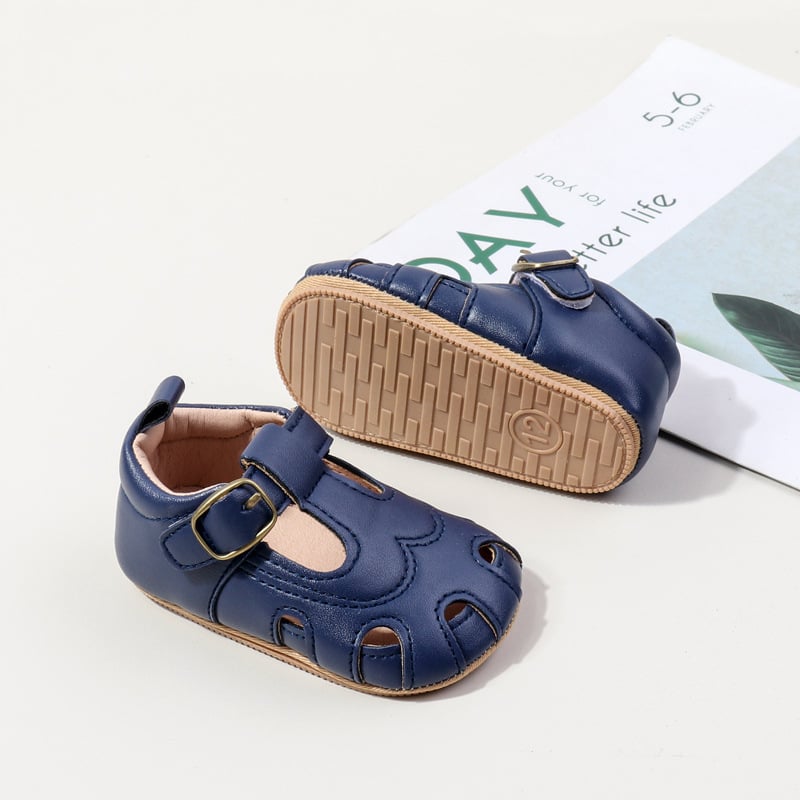 Ljetne sandale za bebe i malu djecu, protuklizna meka đonovi, perforirani dizajn, Velcro zatvarač, za dob 12–36 mjeseci