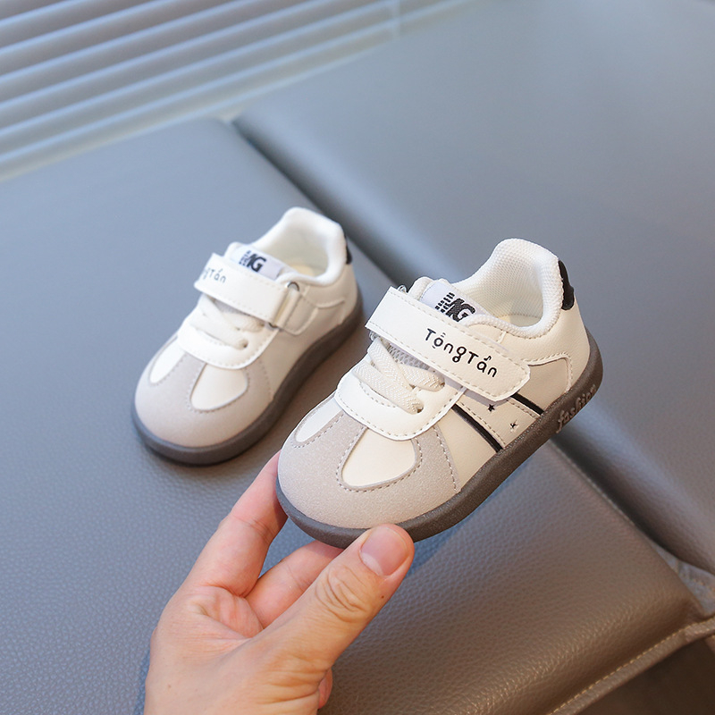 Unisex cipele za hodanje za bebe 12–36 mjeseci | Gornji dio od mikrovlaknaste kože | Vodootporne, protuklizne, otporne na habanje | Zatvarač Velcro | Niski kroj za proljeće i jesen