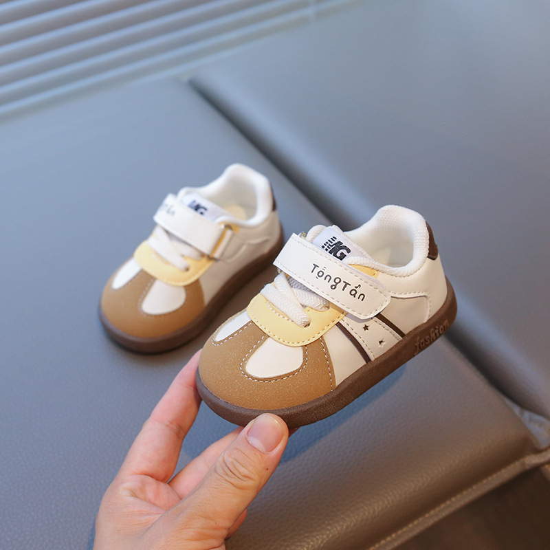 Unisex cipele za hodanje za bebe 12–36 mjeseci | Gornji dio od mikrovlaknaste kože | Vodootporne, protuklizne, otporne na habanje | Zatvarač Velcro | Niski kroj za proljeće i jesen