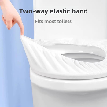 Jednokratna podloga za sjedalo WC-a, pojedinačno pakirana, potpuno prekrivanje, za putovanja