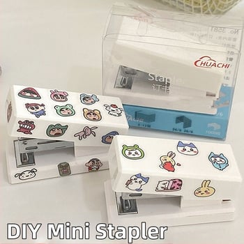 Slatka mini spajalica sa Shin-Chan i Chiikawa – DIY crtani film, kompaktno, za učenike