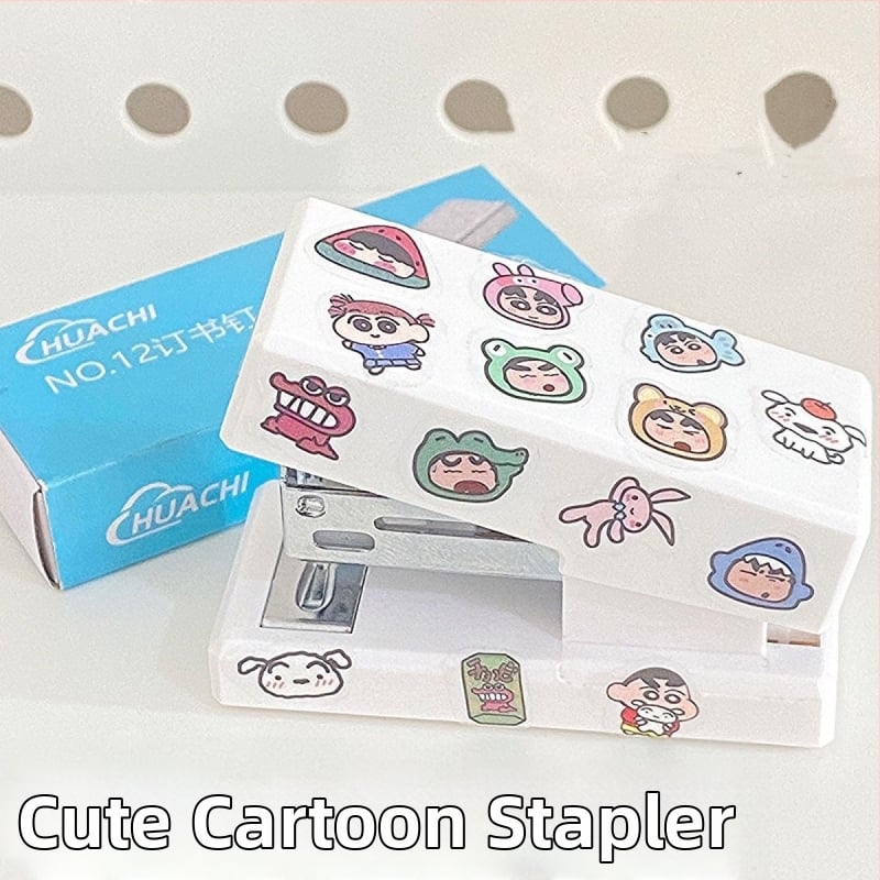 Slatka mini spajalica sa Shin-Chan i Chiikawa – DIY crtani film, kompaktno, za učenike