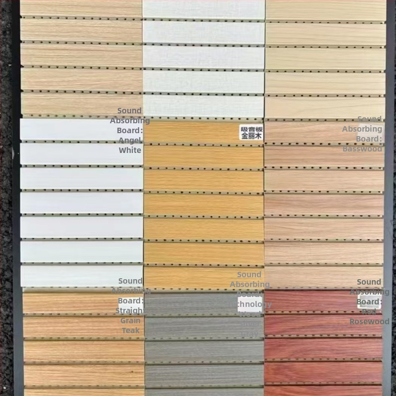 Zvukovo pohltivé stenové panely z bambusových vlákien, rozmery 210×12 cm, do konferenčných miestností, moderný minimalistický dizajn, na stenu, vodotesné