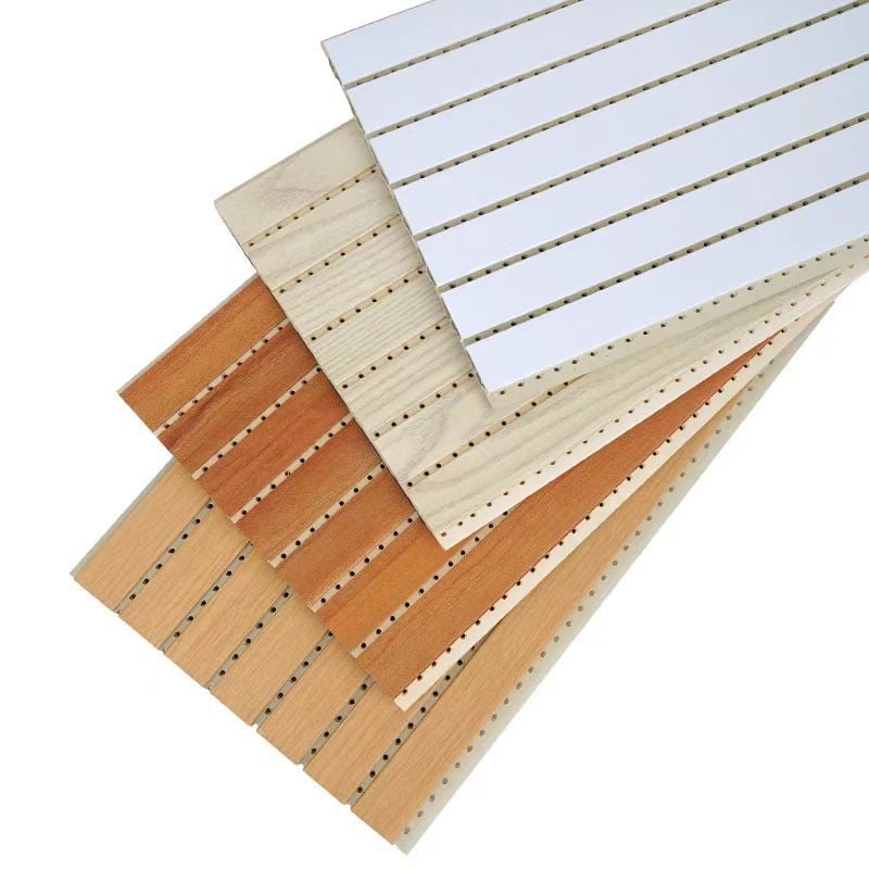 Zvučno apsorbirajući zidni paneli od vlakana bambusovog drva, dimenzije 210×12 cm, za konferencijske sobe, moderni minimalistički dizajn, na zid, vodootporni