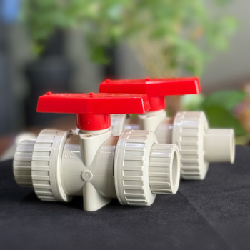 PPH kuglasti ventil od polipropilena DN15-DN100, socket fusion spoj, ručni pogon