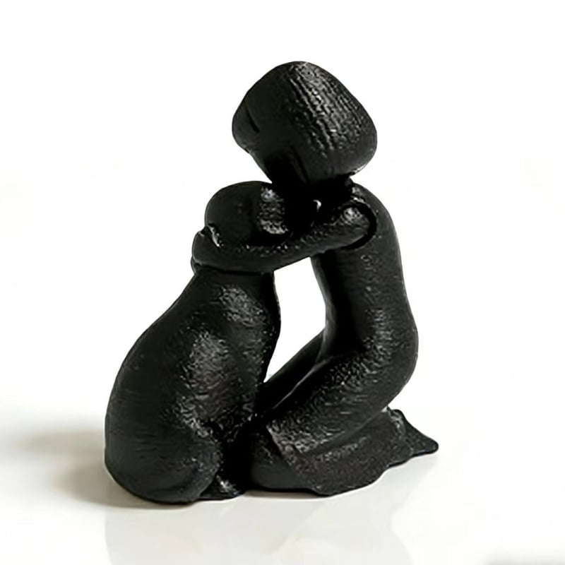 3D ispisana mirna statua, ukrasni predmet, kreativni blagdanski dar.