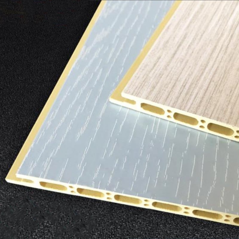 Zidni panel od ugljivog bambusa s rešetkom, PVC, 600 mm, dekorativni integrirani zidni paneli