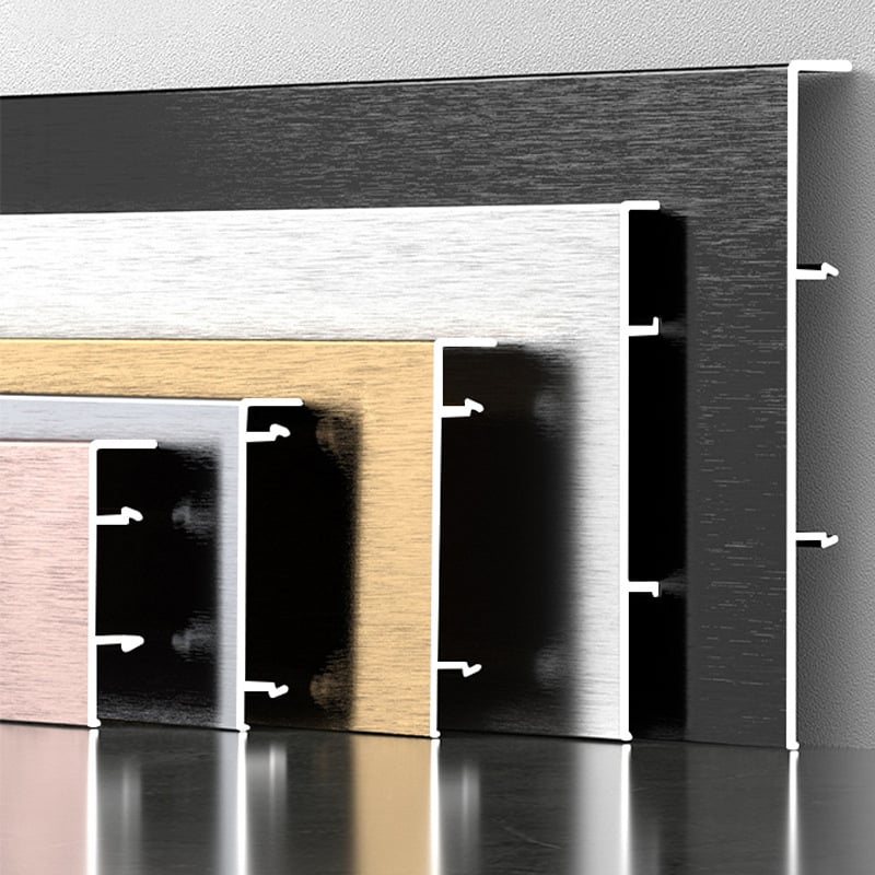 Kuhinjski toe kick trak od aluminijske legure i donji panel ormarića s kopčom