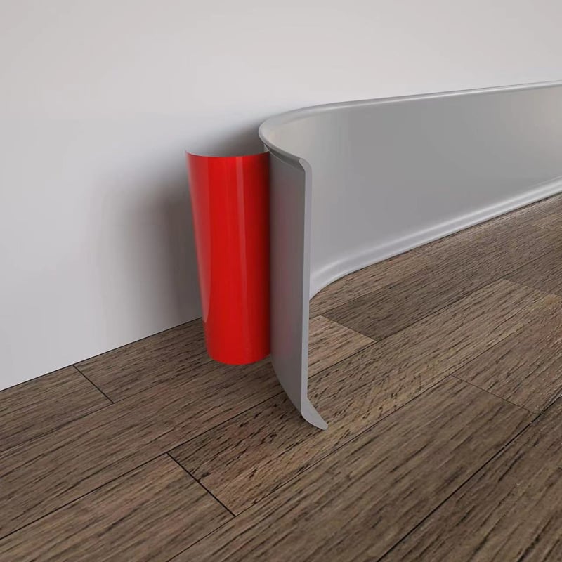 PVC mekani samoljepljivi donji prag za zid, gumeni i plastični rub, moderan minimalistički stil