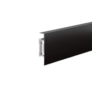 Aluminijski prag s dekorativnom trakom 6 cm/8 cm za zidove i keramičke pločice, metalni podnožni profil