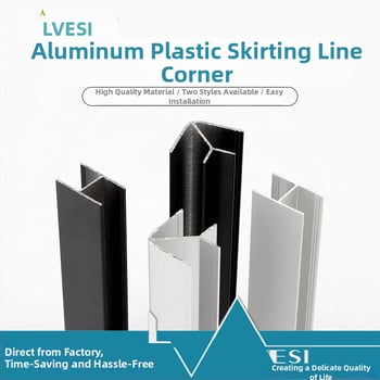 Kutni spoj za kuhinjske ormariće, aluminij-plastični profil