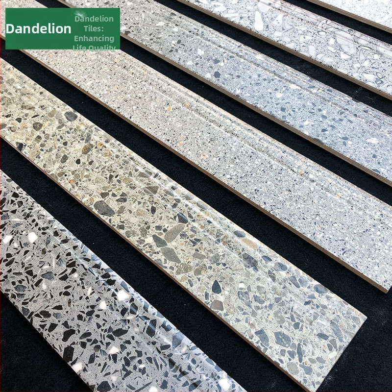 Európskeho štýlu obkladové líšt s napodobeninou mramoru, starožitné cementové dlaždice do obývačky a jedálne, PVC, 100x800 mm