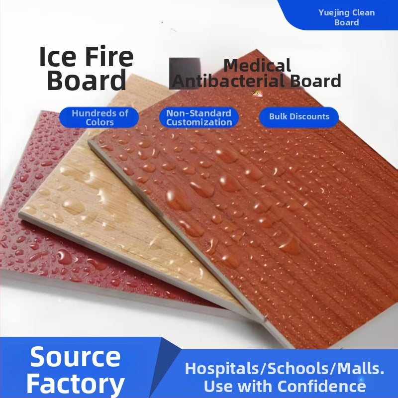 Ice-Fire ploča od kalcij-silikata – medicinska razina, protupožarna, ekološki prihvatljiv zidni panel za bolnice, škole i trgovačke centre
