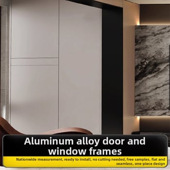Aluminijski okvir za vrata i prozore s integriranim jednoplošnim profilom, za balkon, kuhinju i ulaz