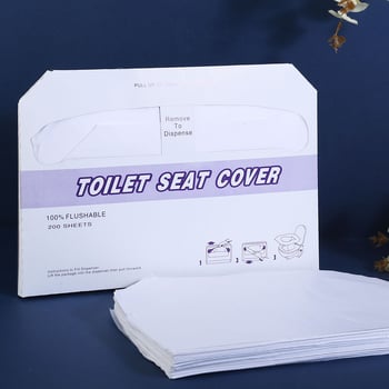 Jednokratna podloga za WC, otopiva u vodi iz drvene celuloze, veličina 360 × 425 mm