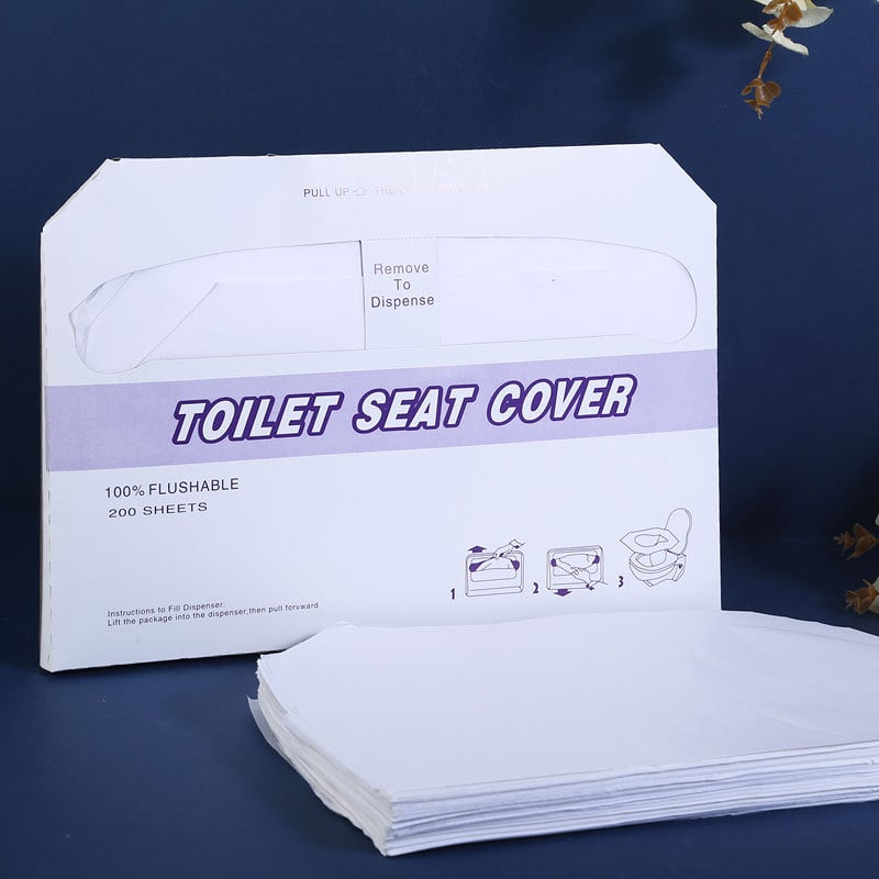 Jednokratna podloga za WC, otopiva u vodi iz drvene celuloze, veličina 360 × 425 mm