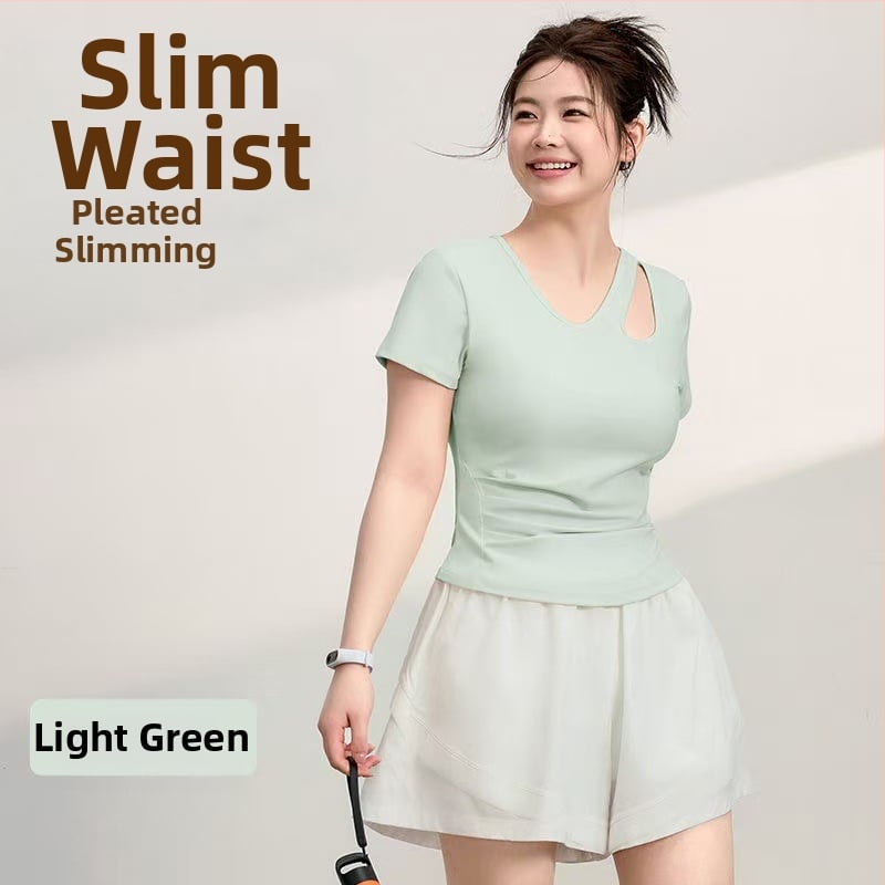Ljetna ženska majica za jogu, brzo sušenje, slim fit, plus size, za pilates i trčanje