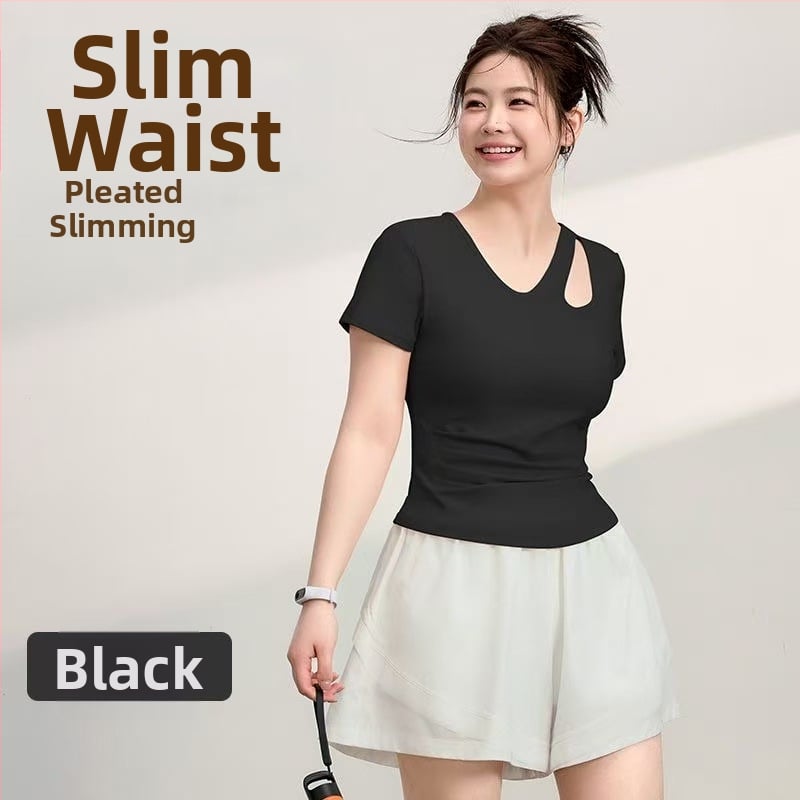 Ljetna ženska majica za jogu, brzo sušenje, slim fit, plus size, za pilates i trčanje