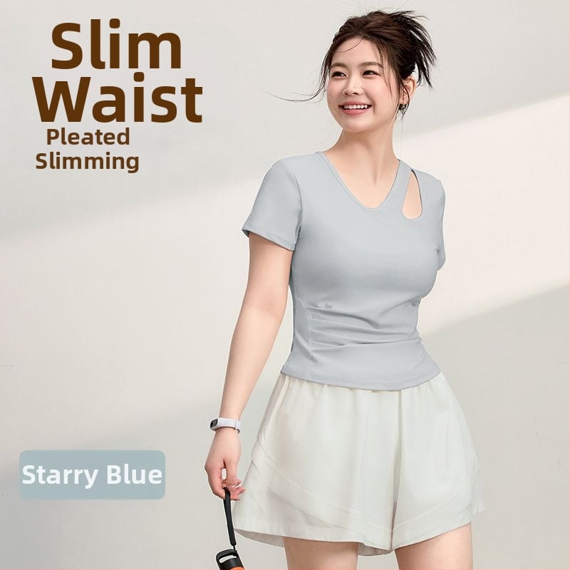 Ljetna ženska majica za jogu, brzo sušenje, slim fit, plus size, za pilates i trčanje