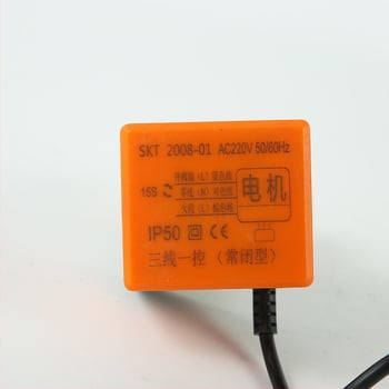 DN15-50 dvostruki kuglični ventil s električnim pogonom 220V AC, za centralni klimatizacijski fan coil, tri vodiča