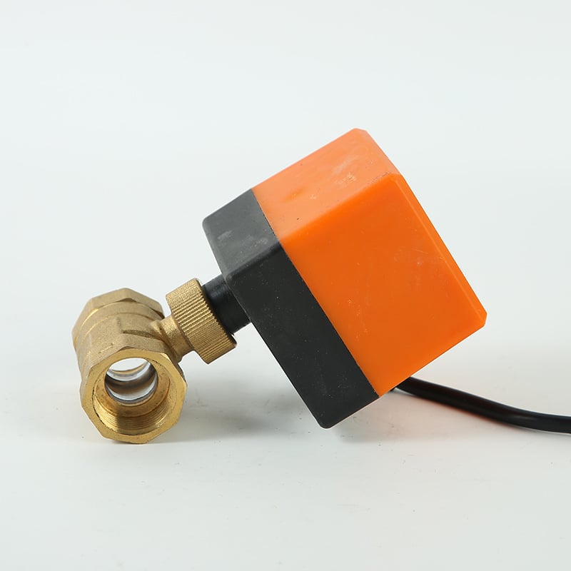 DN15-50 dvostruki kuglični ventil s električnim pogonom 220V AC, za centralni klimatizacijski fan coil, tri vodiča