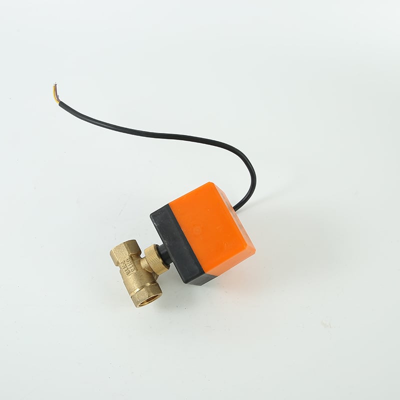 DN15-50 dvostruki kuglični ventil s električnim pogonom 220V AC, za centralni klimatizacijski fan coil, tri vodiča