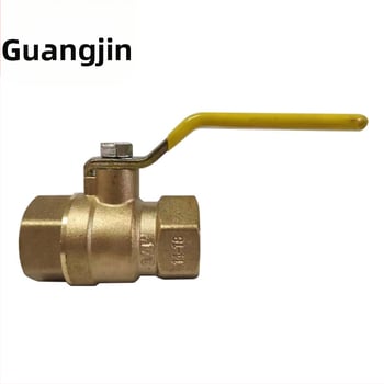 Guangjin Metal Products 600WOG mesingi kuglični ventil, američki standard, NPT navoj