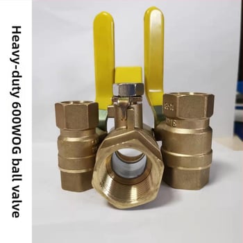Guangjin Metal Products 600WOG mesingi kuglični ventil, američki standard, NPT navoj