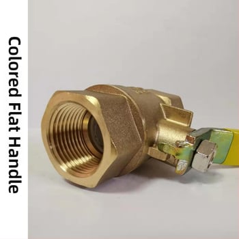 Guangjin Metal Products 600WOG mesingi kuglični ventil, američki standard, NPT navoj