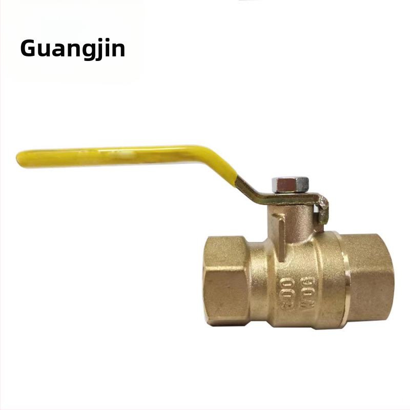 Guangjin Metal Products 600WOG mosadzový guľový ventil, americký štandard, NPT závit