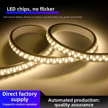 LED trak 110V za vanjsko vodootporno osvjetljenje i kućne/projekte namjene, visoka svjetlina, 5730 LED, 180 LED, 18W, 3000K/4000K/6500K, fleksibilan, velika gustoća
