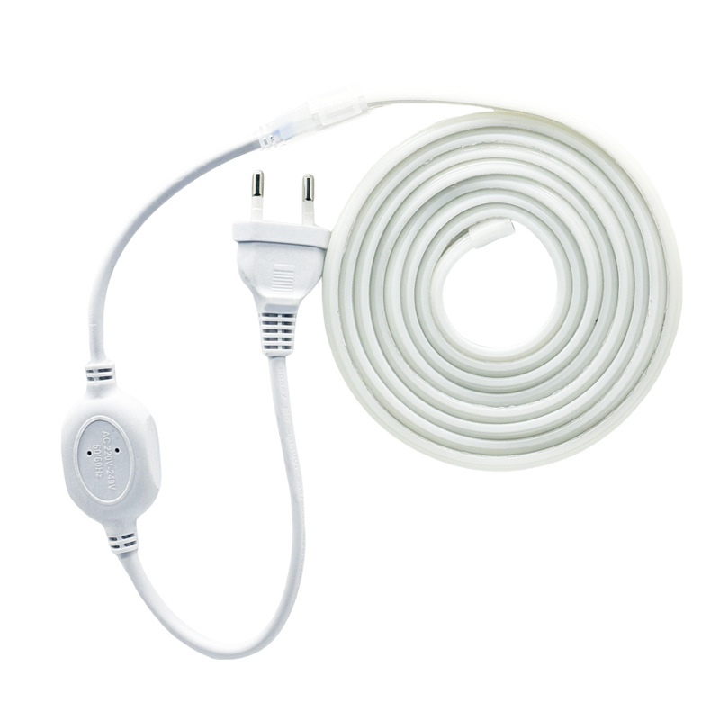 LED traka 220V, vodootporna, samoljepljiva COB traka za ambijentalno osvjetljenje stropa u domu