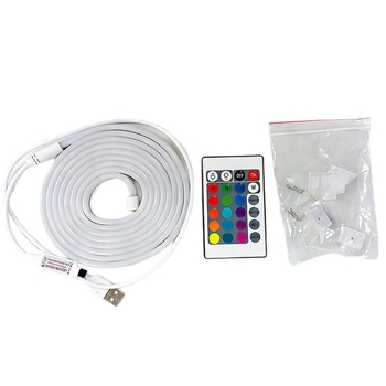RGB LED traka neon – set, vanjska vodootporna i fleksibilna silikonska traka za kućište računala, kreativni DIY
