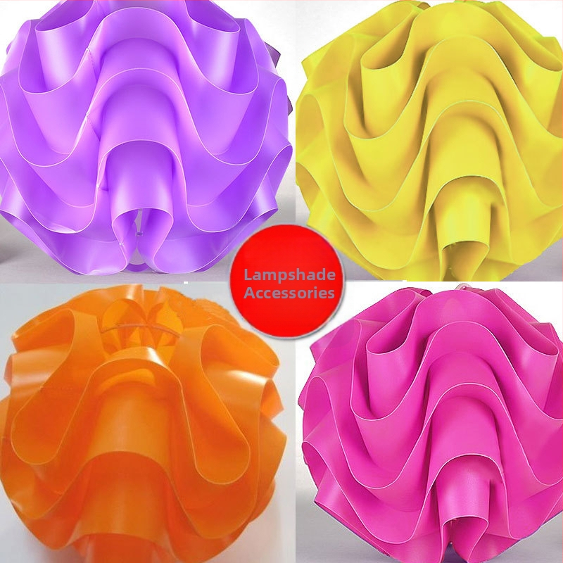 Abazúr pre visiace a stropné lampy, DIY doplnky pre lampu v tvare vlnenej gule, plastový lampión dekoratívne osvetlenie