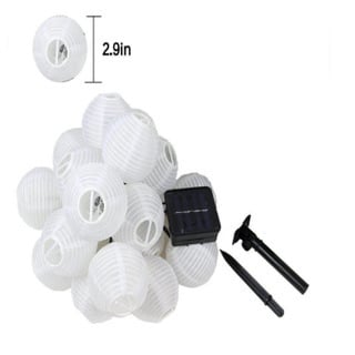 Solarna LED lanac svjetla za vanjsku dekoraciju, vodootporna najlon tkanina, 30 LED