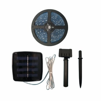 Vanjska solarna LED traka za osvjetljenje, 5V/3V, zid dvorišta i vrta, vodootporna i svijetla