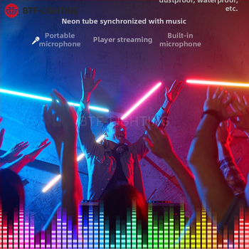 Neónová flexibilná LED páska v tkanom textilnom rúre, guľatá 360°, vonkajšie nepremokavé reklamné svetlo
