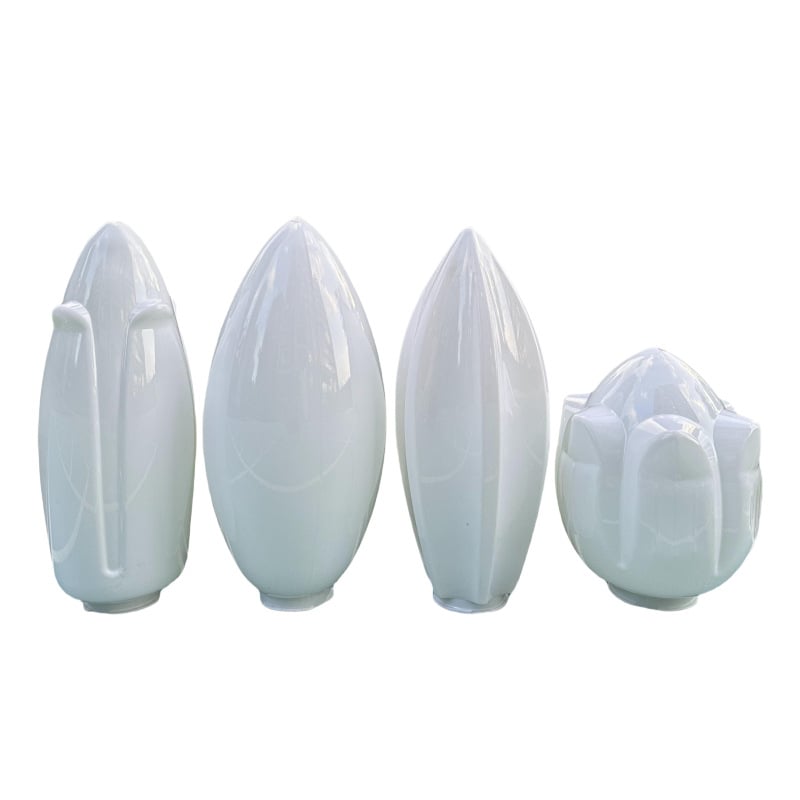 Akrilni vanjski abažur lampe Magnolia, bijela, promjer 300 mm.