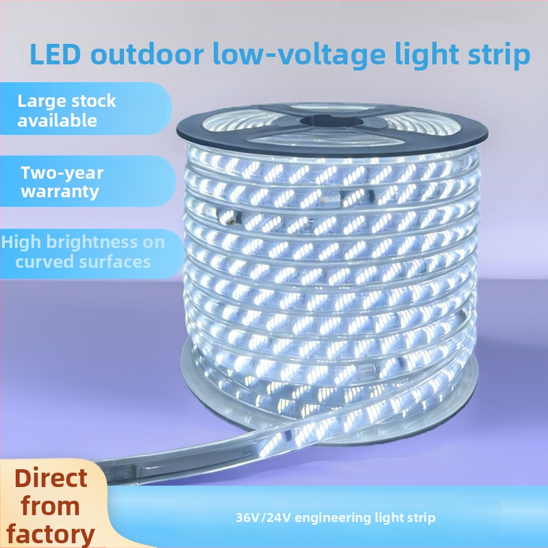 COB LED pásik zo silikónu, montáž na strop, ultra jasný pre obývaciu izbu, vonkajšia vodotesná ohybná LED páska