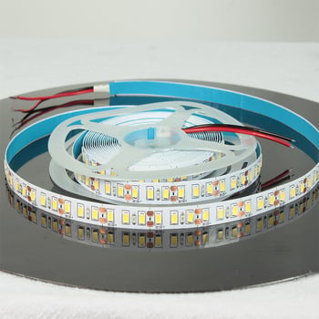 2835 LED traka, 12V, 120 LED, širina 8 mm, aluminijski kanal, ledeno plava boja