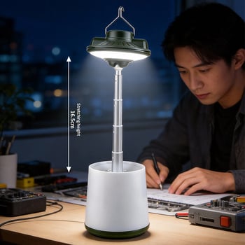LED kamping svjetlo, viseće svjetlo za šator, USB punjenje, proširivo ambijentalno svjetlo za vanjsku upotrebu