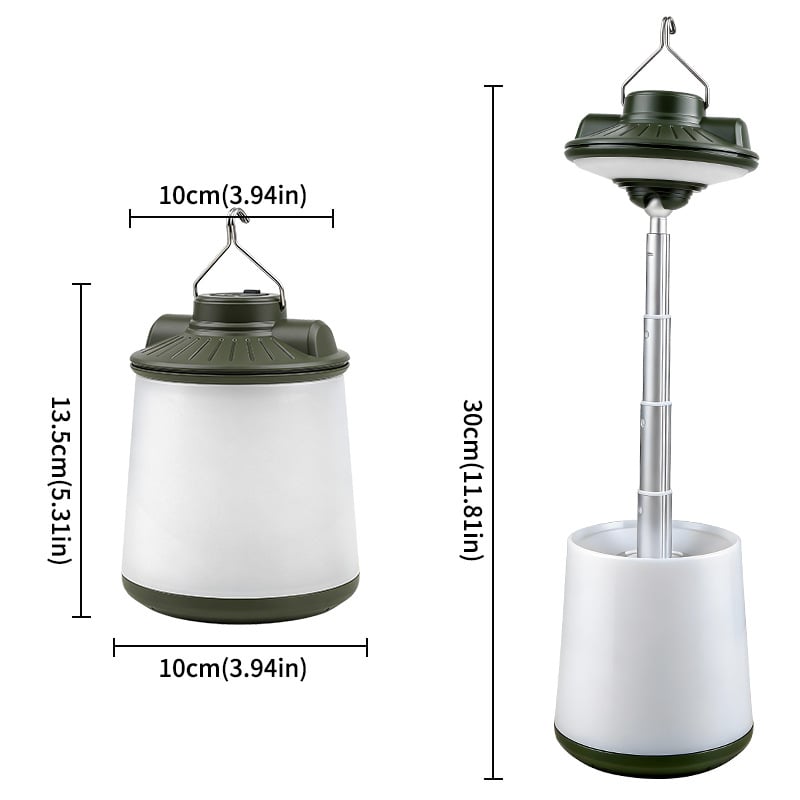 LED kamping svjetlo, viseće svjetlo za šator, USB punjenje, proširivo ambijentalno svjetlo za vanjsku upotrebu