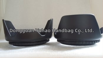 49mm σκιάστρο φακού σε σχέδιο λωτού, καθολικό, αντιανακλαστικό, μαύρο