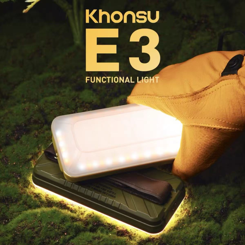 Khonsu E3 kamping svjetlo za sve terene, punjiva svjetiljka za šator