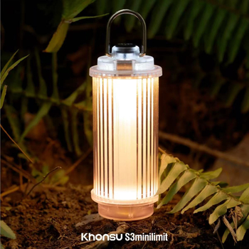 Khonsu S3 Mini prozirna kamping svjetiljka, punjiva, višefunkcijska LED lampica za šator