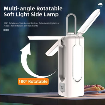 Nová viacúčelová kempingová lampa, prenosné vonkajšie LED osvetlenie s dlhou výdržou batérie, vhodné pre stany