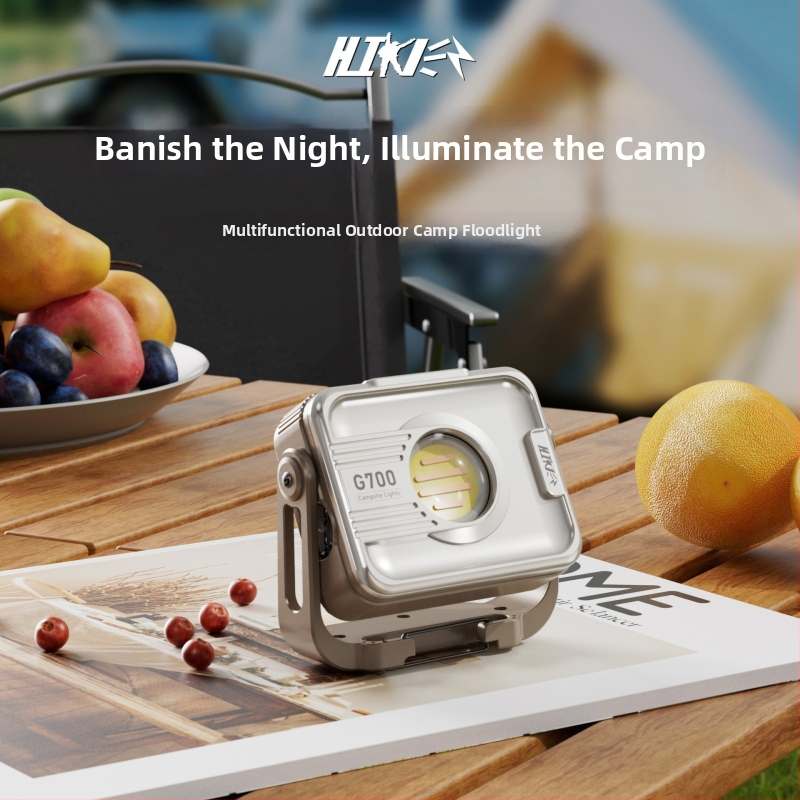 Gelin Vonkajšia Kempingová Lampa COB LED, Prenosná Lampička s Dlhým Výdržou Batérie