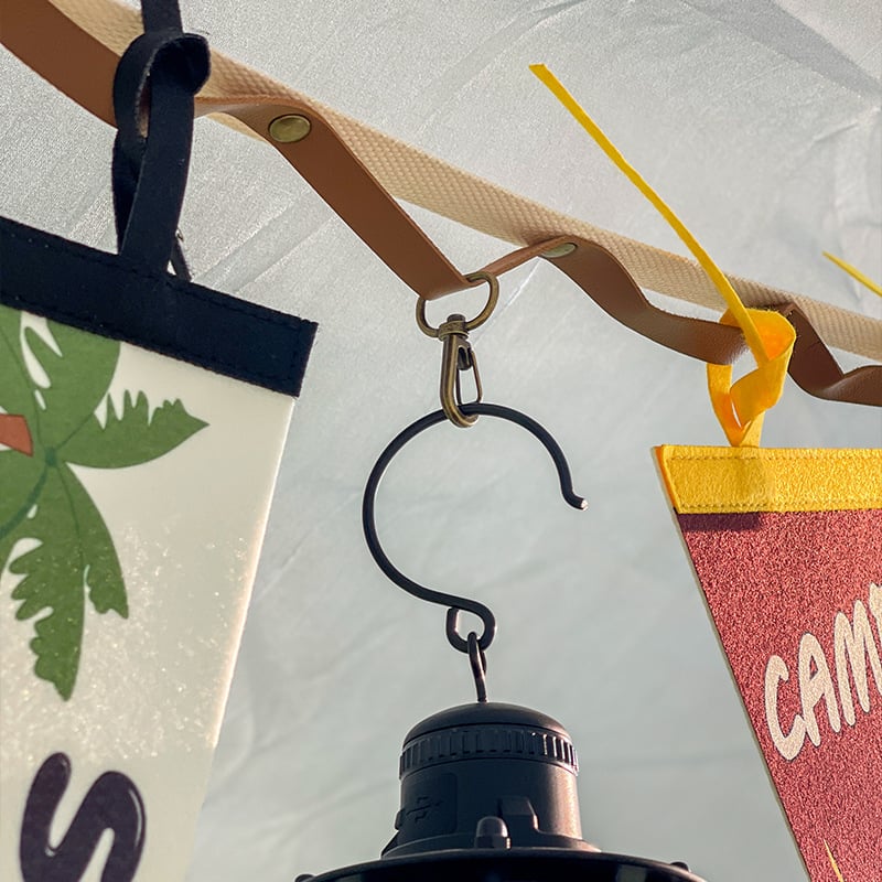 Vanjska prilagodljiva užad za kampiranje — za vješanje lampe i posuđa, višenamjenska linija za sušenje odjeće